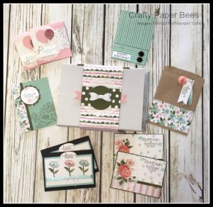 Ann's PaperWorks #stampinup Crafty Paper Bees Charity Card Day