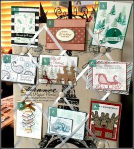 Handmade Christmas Cards, 2016 card buffet, Ann's PaperWorks| Ann Lewis| Stampin' Up! (Aus) available from my online store 24/7