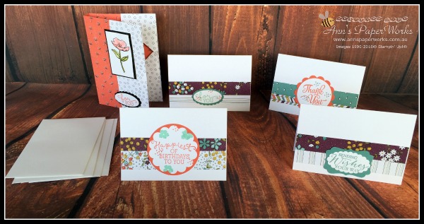 Stampin' Up! Ann's PaperWorks Ann Lewis #stampinup (Aus)|March card making class