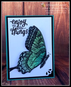 Swallowtail 3-D| Stampin' Up! Ann's PaperWorks Ann Lewis Stampin' Up! (Aus)|April cardmaking class