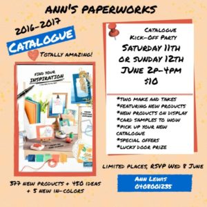 Stampin' Up! 2016-17 Catalogue |Ann's PaperWorks| Ann Lewis| Stampin' Up! (Aus) online store 24/7