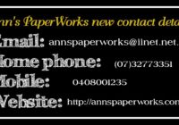 Ann's PaperWorks| Ann Lewis| Stampin' Up! (Aus) online store 24/7
