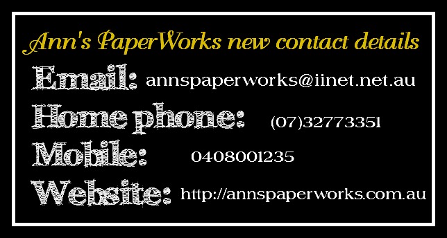 Ann's PaperWorks| Ann Lewis| Stampin' Up! (Aus) online store 24/7