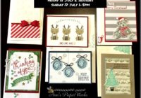 Christmas in July Creative Class Stampin' Up! Ann's PaperWorks Ann Lewis Stampin' Up! (Aus)|card clas
