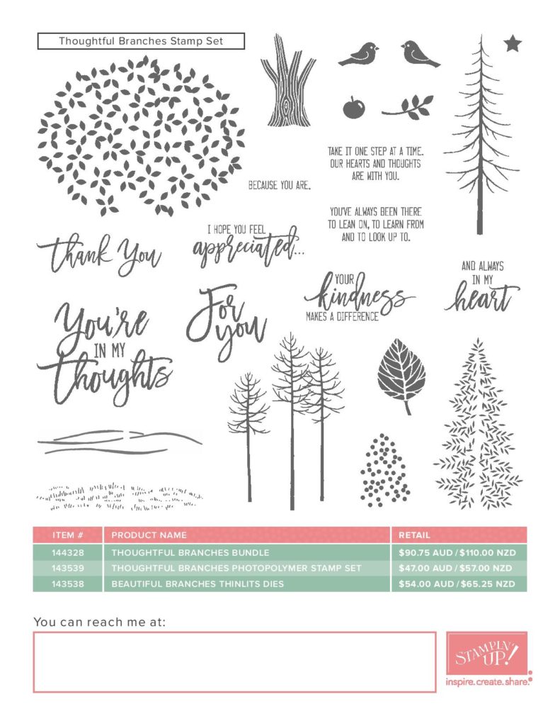 Thoughtful Branches Bundle | Ann's PaperWorks Ann Lewis Stampin' Up! (Aus)