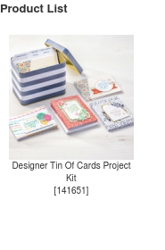 Tin of Cards Project Kit, Ann's PaperWorks| Ann Lewis| Stampin' Up! (Aus) available from my online store 24/7