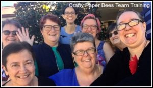 Crafty Paper Bees Crafty Party team training day, Join Stampin' Up!, Starter Kit, become a Stampin' Up! demonstrator