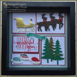 Santa's Sleigh Christmas Sampler, Stampin' Up! Ann's PaperWorks, Ann Lewis, Stampin' Up! (Aus)|Stampin' Up! 2016 Holiday Catalogue| online store 24/7
