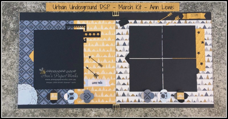 Urban Underground DSP March Kit, Stampin' Up! Ann's PaperWorks Ann Lewis Stampin' Up! (Aus)|Scrapbooking/Project Life class, online store 24/7