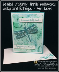 Collage Stamping Technique, Dragonfly Dreams Bundle, Stampin' Up! Ann's PaperWorks, Ann Lewis, Stampin' Up! (Aus)|Stampin' Up! 2017 Occasions Catalogue| online store 24/7