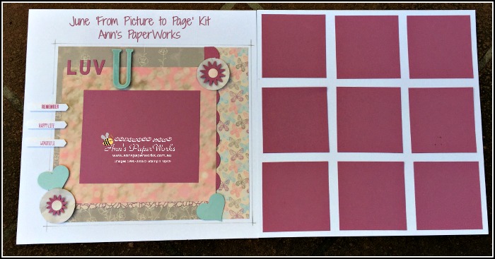 Exclusive June kit 'From Picture to Page' Creative Class, Stampin' Up! Ann's PaperWorks Ann Lewis Stampin' Up! (Aus)|Scrapbooking/Project Life class