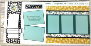 October Scrapbooking Kit, Scrapbooking Class Brisbane, Whole Lot of Lovely DSP, Waterfall layout, Stampin' Up! Ann's PaperWorks Ann Lewis Stampin' Up! (Aus)|Scrapbooking/Project Life class,