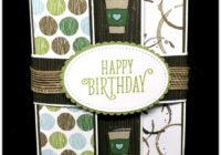 Coffee Break DSP, masculine birthday card, Global Stampers' Challenge, Blog Hop, Stampin' Up! 2017-18 Catalogue Ann's PaperWorks| Ann Lewis| Stampin' Up! (Aus) online store 24/7