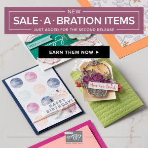 Sale-a-Bration Release 2, Ann's PaperWorks| Ann Lewis| Stampin' Up! (Aus) available from my online store 24/7, FREE item for every $90 purchase