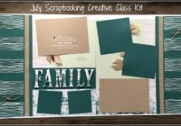 Double Page Layout, Family, multi photo layout featuring Lakeside Framelits, Large Letters Framelits, scrapbooking, kit, Stampin' Up! Ann's PaperWorks Ann Lewis Stampin' Up! (Aus)|Scrapbooking/Project Life class, online store