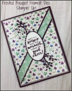 First Frost bundle, Global Stampers Challenge, Holiday card, Christmas, handmade card, Stampin' Up! 2018 Christmas Holiday Catalogue Ann's PaperWorks| Ann Lewis| Stampin' Up! (Aus) online store 24/7