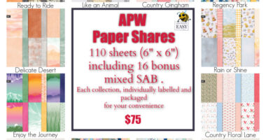 Paper Shares, Product shares, Embellishment Shares, Ribbon Shares, Stampin' Up! 2023 Mini Catalogue Ann's PaperWorks| Ann Lewis| Stampin' Up! (Australia) online store 24/7. SAB, Sale-a-Bration