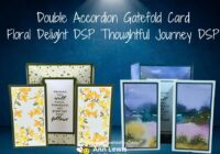 Double Accordion Gatefold Card a.k.. Winged Gatefold Card